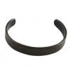 PULSERA PLANA ACERO NEGRO