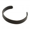 Pulsera plana acero negro - Imagen 2