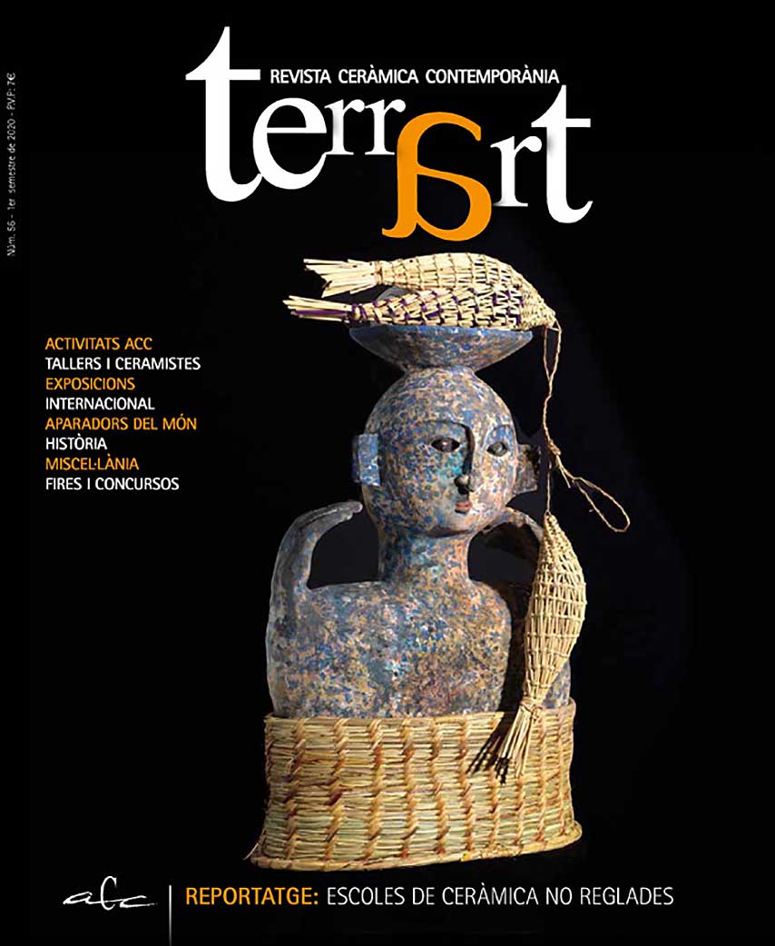 Lee más sobre el artículo Hoy salimos en la revista de cerámica contemporánea Terrart